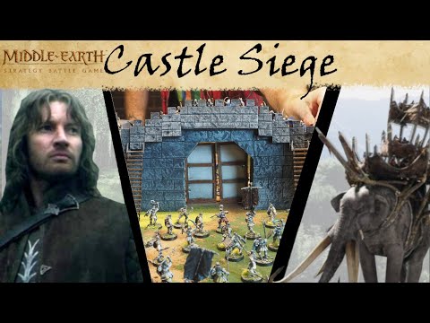 Massive Castle Siege! ~ Huge Middle Earth Battle Report!