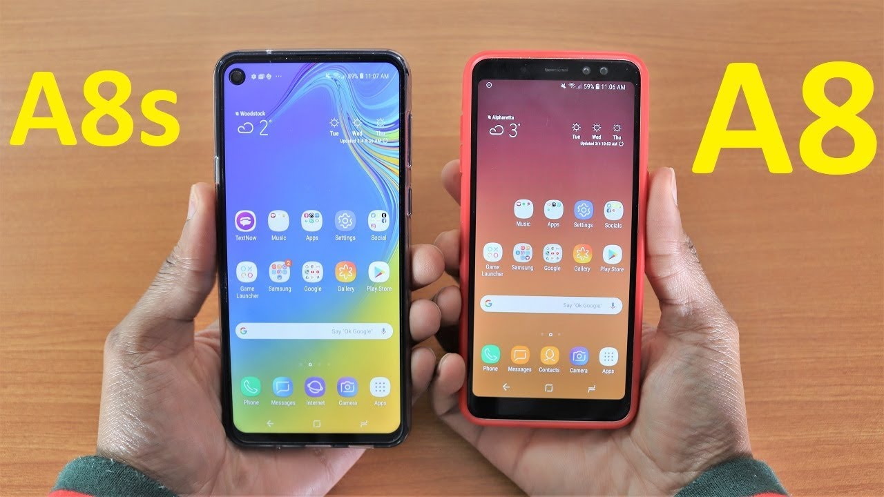 Samsung Galaxy A8s Vs Galaxy A8 2018 Gaming Test