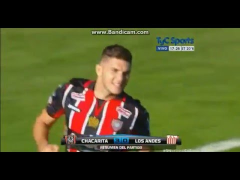 Chacarita vs Los Andes (3-0) Primera B Nacional 2016 Fecha 13