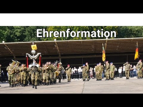 Einmarsch Ehrenformation LLBrig 1 Rückkehrerappell Seedorf 22.09.2021 "Regimentsgruß" HMK Hannover