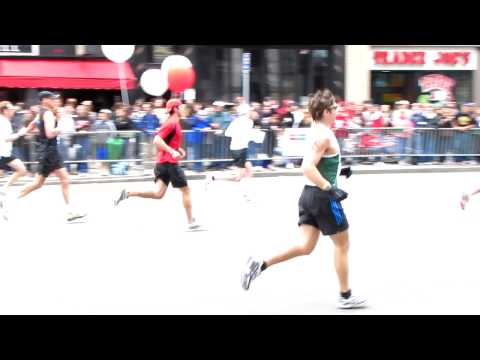 114th Boston Marathon 2010 on Boylston Street