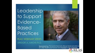 RLAS Webinar 2: Leadership to Support Evidence-Based Strategies