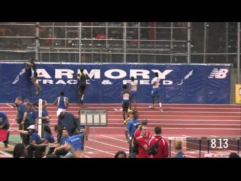 Boys 60m Hurdles EE Heat 4 - New Balance Nationals Indoor 2013