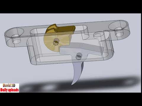245. Small Crossbow Mechanism (Rolling nut style) || Free download 3D model
