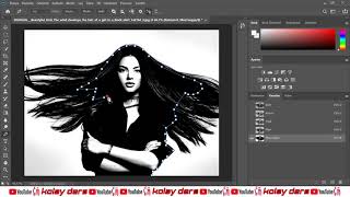 Kolay ve hızlı saç dekupe. Arka Plan Silme Değiştirme