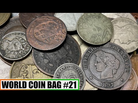 RARER LATE 1700s COINS & MORE Unboxed In Half Pound World Coin Grab Bag - Bag #21