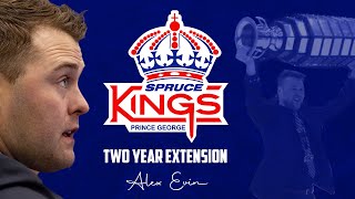 Alex Evin Signs Two Year Extension With Prince George