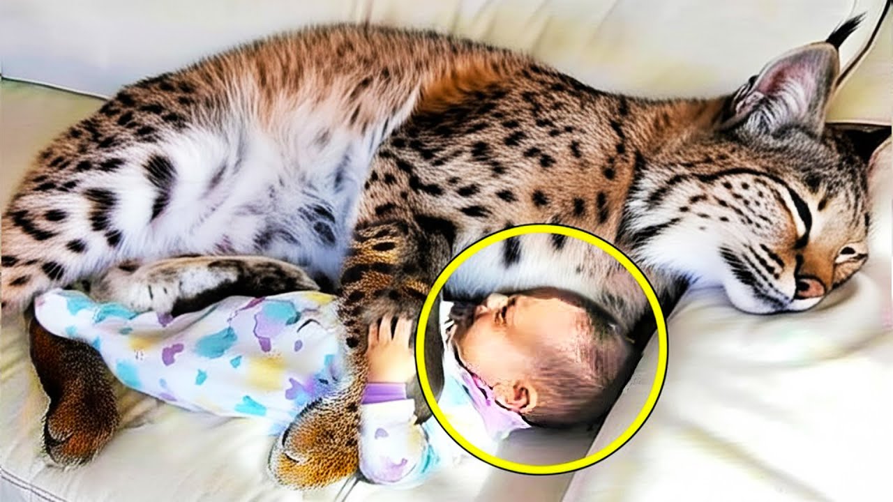 Bobcat Won't Let Baby Sleep Alone. When Parents Find Out Why, They Call the Police!