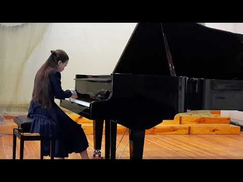 Anastasija Lečickaja. Wolfgang Amadeus Mozart, Fantasia in d minor. 2021 m. 10 years.