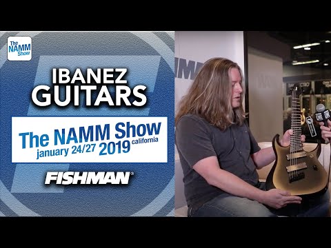 Ibanez's Tom Appleton live at The NAMM Show 2019 - with the new RGD71ALMS