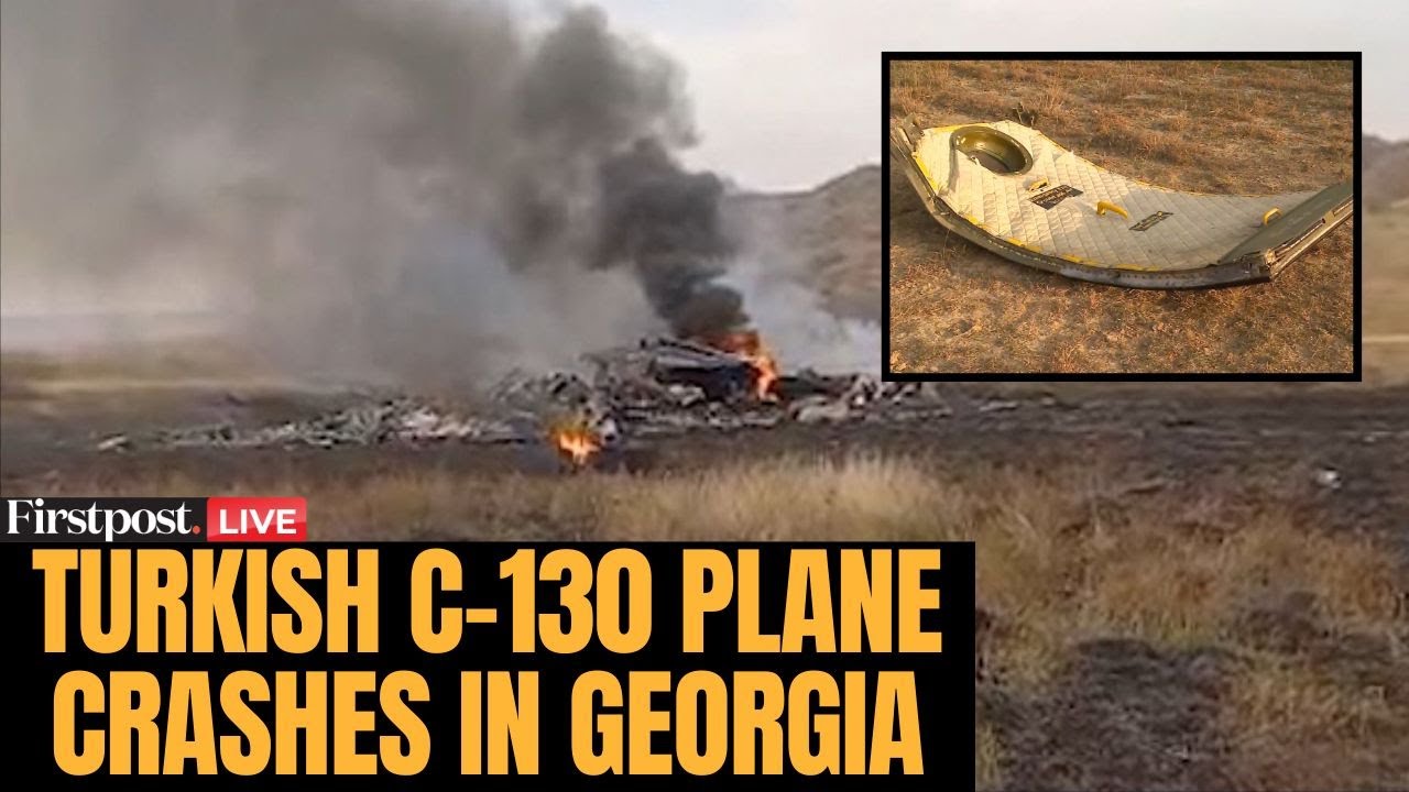 LIVE: Turkish Air Force C-130 Crashes Near Azerbaijan Border, 20 On Board | N18G