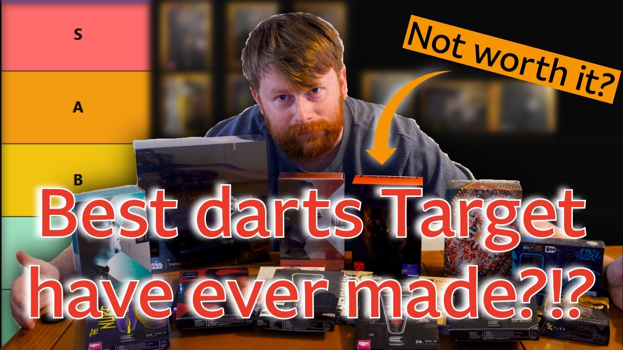 Ranking the BEST (and worst) darts I own from Target!!!
