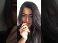 Rashmika Mandanna Live on Instagram Cute Moments