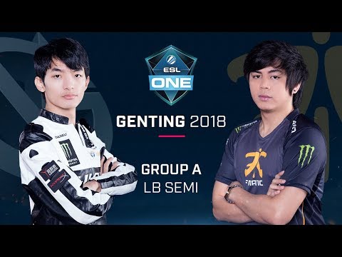 Dota 2 - Vici Gaming vs. Fnatic - Game 1 - Group A LB Semi - ESL One Genting 2018