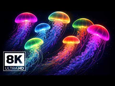 Under Red Sea 8K 🐠 Beautiful Coral Reef Fish - Relaxation Video with Calming Music