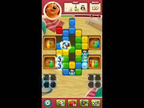 Toon Blast Level 3086 - NO BOOSTERS 🐻🐺🐱 | SKILLGAMING ✔️