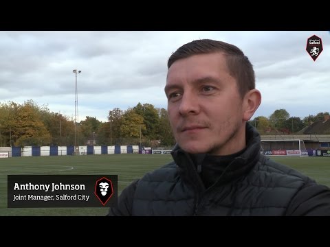 Sutton Coldfield Town 0-2 Salford City - Anthony Johnson post-match interview 17.10.15