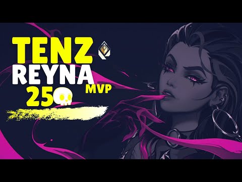 RADIANT REYNA GAMEPLAY FROM TENZ ON ASCENT | 25 ELIMS MVP - VALORANT