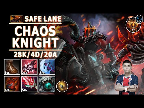 Chaos Knight Safe Lane Carry | 7.33c | y` Pos 1 CK Play | Dota 2 Immortal Gameplay