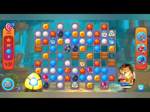 Fishdom 2022, no Boosters,  1105  level  -  прохождение без бустеров,  1105  уровень.