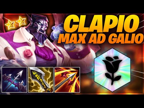 CLAPIO IS BROKEN!! 3 Socialite Colossus AD Galio Carry (TFT Set 6 Patch 11.23b) | Milk