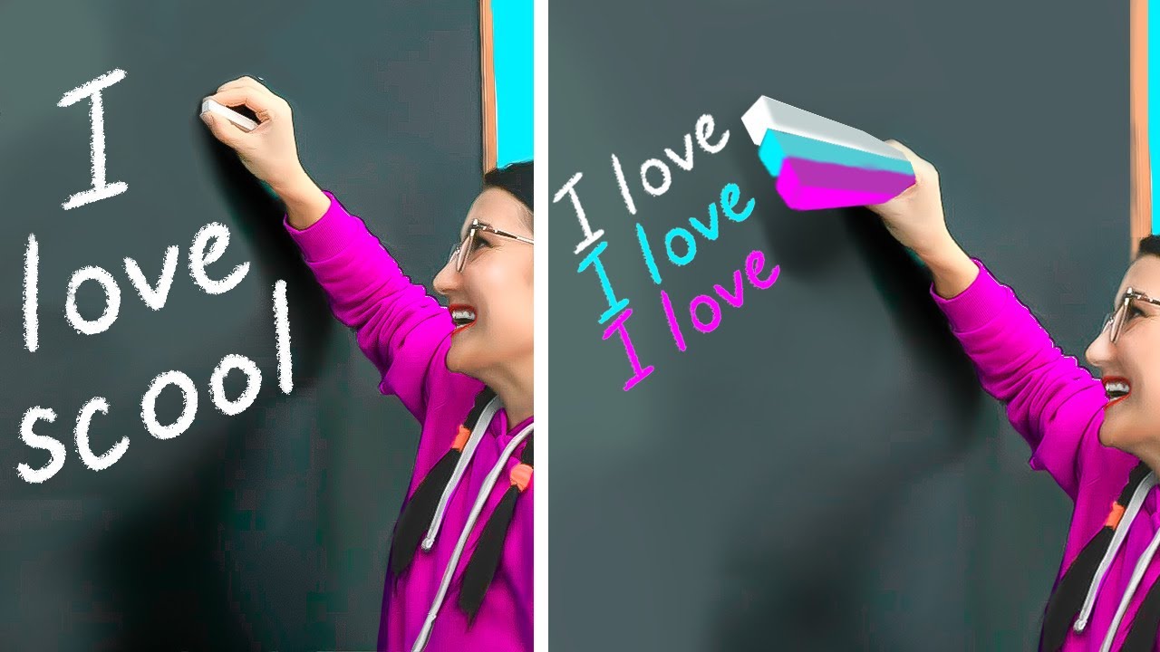 Schulbasteleien und lustige Streiche um deine Freunde und Lehrer zu überraschen🤓