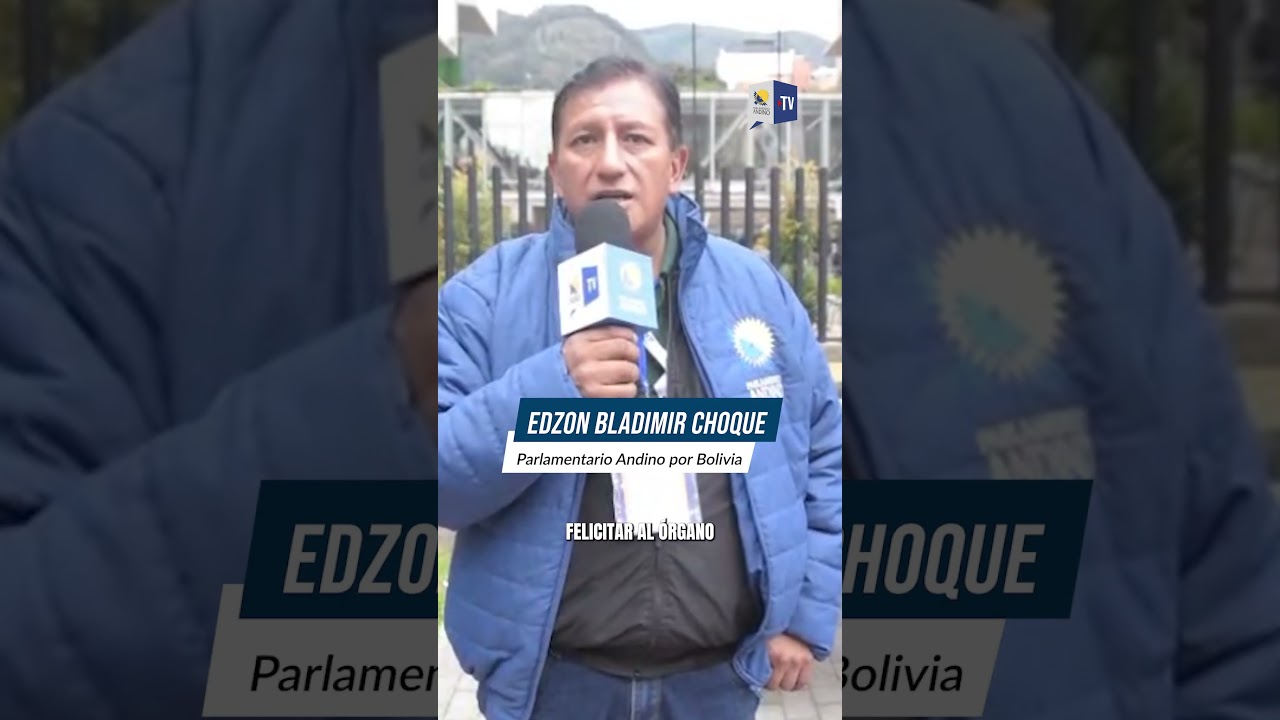 Parlamentario andino Edzon Bladimir Choque analiza la segunda vuelta presidencial de Colombia