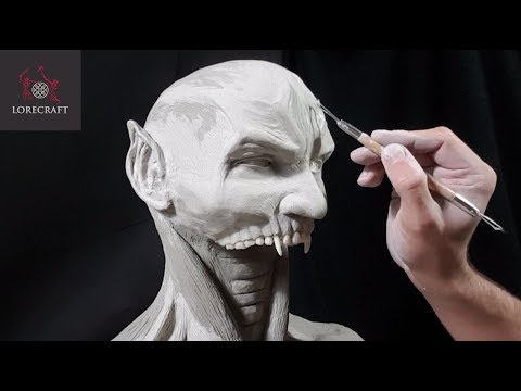 Sculpting Raziel - Soul Reaver, Legacy of Kain (UV Special) - Timelapse Sculpt and Airbrush Demo