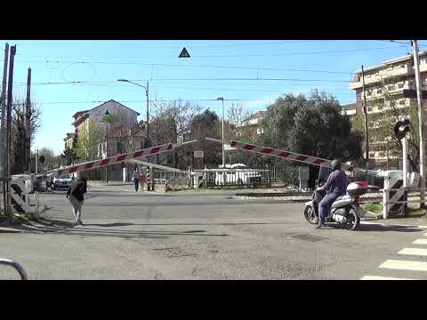 Passaggio a livello di via Oroboni - Milano / Level Crossing / Bahnübergang / Paso a Nivel / 踏切 / 道口