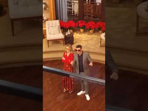 Live with Kelly and Ryan pre 2020 but getting ready for it behind the scenes.