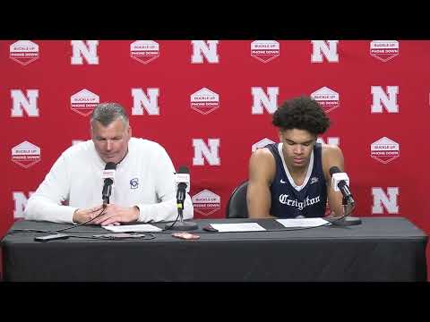 Creighton Men's Basketball Press Conference vs. Nebraska, 12/7/25