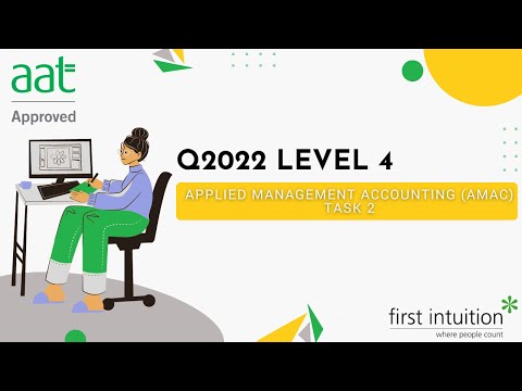 AAT Q2022 Level 4 Applied Management Accounting (AMAC) - Task 2 - First Intuition