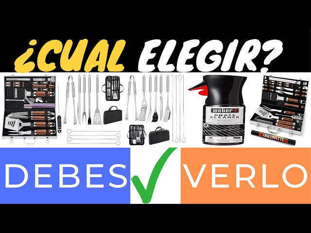 Vídeo relacionado con N NOBLE FAMILY 30Pcs Set Barbacoa de Acero Inoxidable Herramientas Barbacoa Profesional - Utensilios Barbacoa Variado y Completo - Kit Barbacoa para Hombres Mujeres Regalo