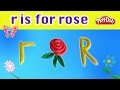 R For Rose With Play Doh Kids Videos Tiny Pix