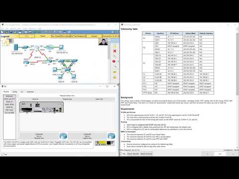8.2.4.12 Packet Tracer - Troubleshooting Enterprise Networks 1
