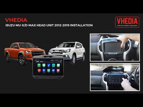 Isuzu MU-X/D-MAX Head Unit 2012-2019 Installation - X series