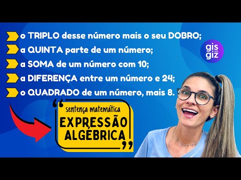 EXPRESSÕES ALGÉBRICAS Aula 1 Definição de expressões algébricas