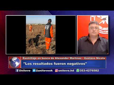 Rastrillaje en busca de Alexander Martínez