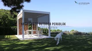 Elegáns Archishade pergola Tihanyban