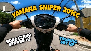 Download lagu YAMAHA SNIPER 201cc | Crankshaft  8, Bore 62mm, Valve 20/22 | Endurance Bike | Touring Set Up mp3