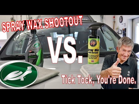Is Mr. Sam's Spray Wax from Cleetus McFarland Any Good?? Shootout with Turtle Wax Spray!