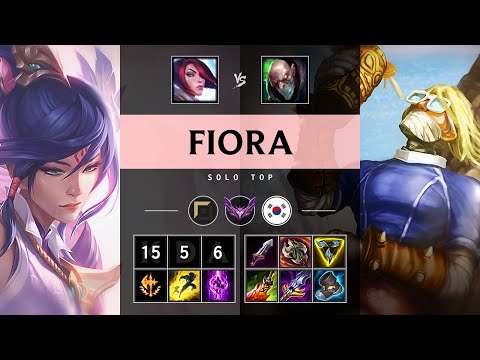 Fiora Top vs Singed: Unstoppable - KR Master Patch 14.21