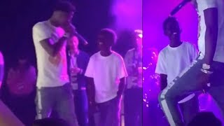 NBA Youngboy brings young fan on stage to perform "Through the Storm"with him [MyMixtapez News]
