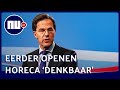 Rutte over openen horeca in pinksterweekend: 'Het is denkbaar' | NU.nl