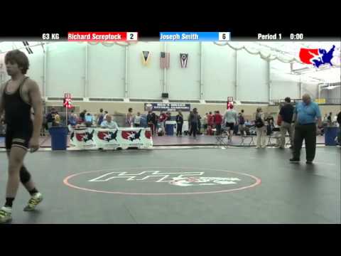 Richard Screptock vs. Joseph Smith at 2013 FILA Cadet Nationals - FS