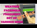 Wx Fax Weather Facsimile Weather Report Wx Fax How To Set Frequency In Wx Fax SSS Alok