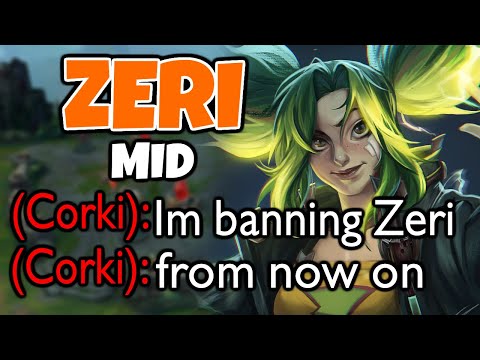 I popped off on ZERI MID so hard the enemy said they were going to BAN HER from now on | Pekin Woof