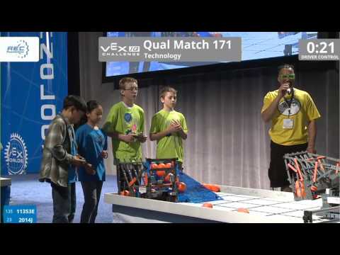 VEX Worlds 2016 - VEXIQ Elementary School - Technology - Qual 171 (11353E 2014J) 89