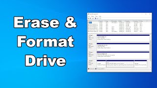 How To Erase & Format Drive | Delete & Remove All Partitions - Including EFI & Recovery Partitions