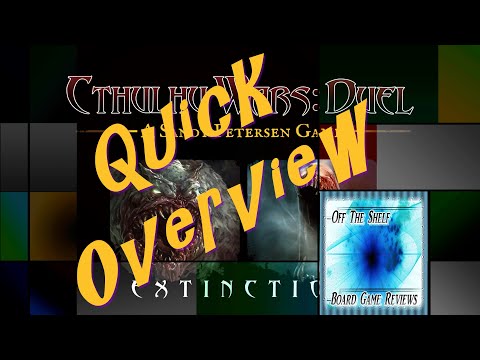 Cthulhu Wars Duel: Extinction - Quick Overview - Off the Shelf Board Game Reviews